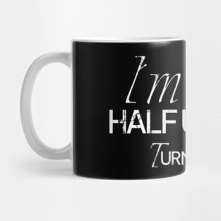 I´m book half unread (White letter) Mug